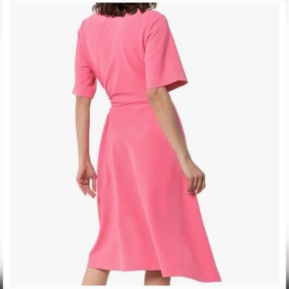 See by Chloe Pink Cut Out Dress Midi Tie - Picture 3 of 16